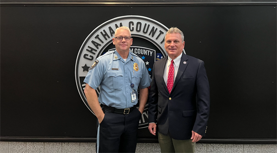 ‘A Nation that’s Protected’: Carter urges help for legislation enforcement, firearm security following go to with Chatham County Police : U.S. Consultant Buddy Carter